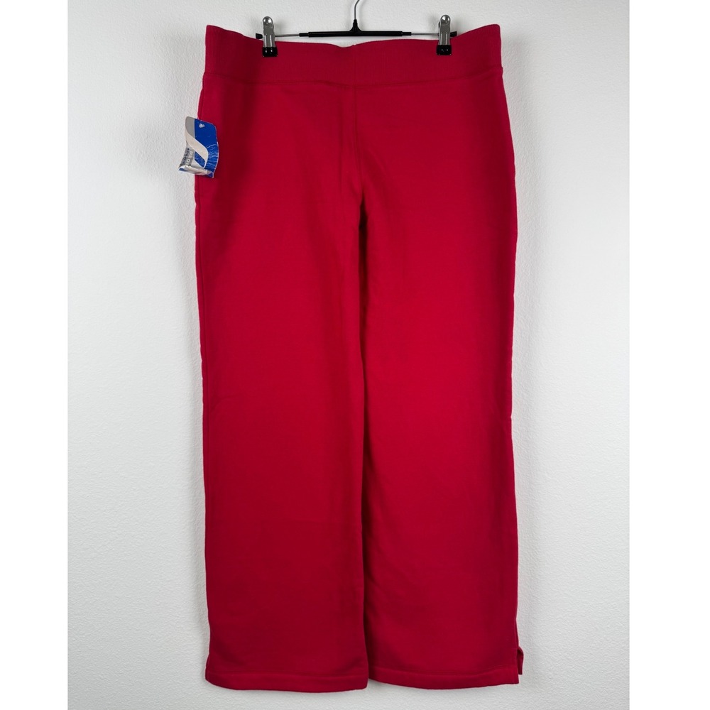 New Vintage ProSpirit Sweatpants Women L Athleisure Wide Leg Fleece Loungewear